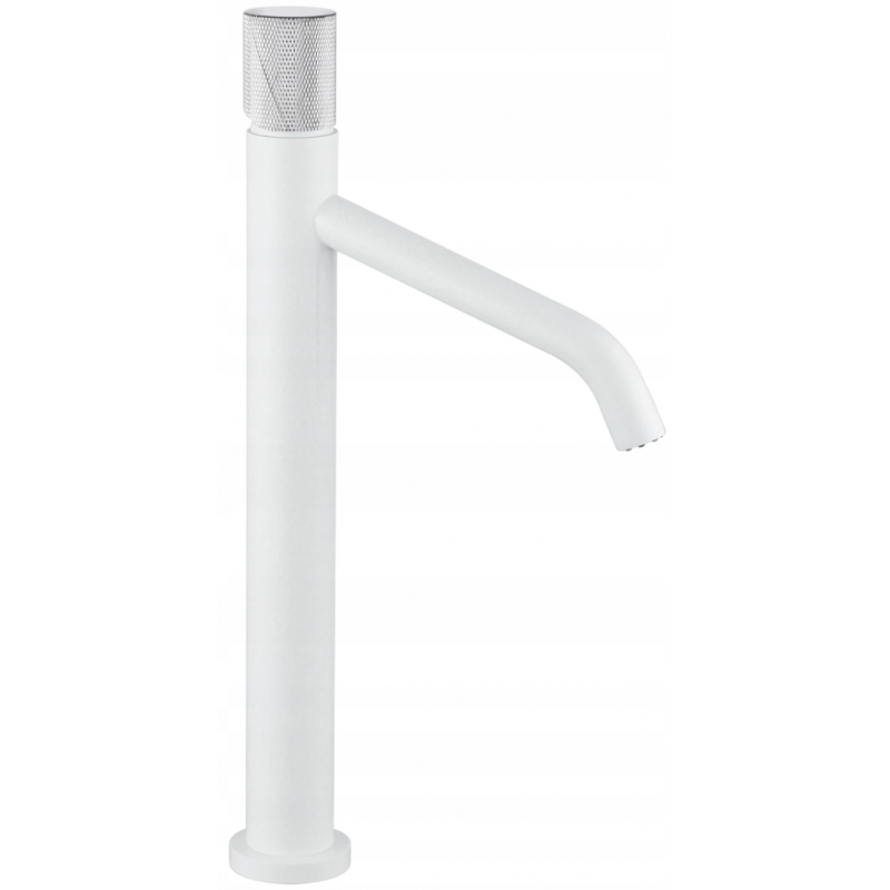 Mexen Rumba high washbasin mixer tap, White/Chrome - 73511-22