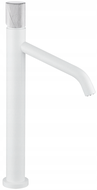 Mexen Rumba high washbasin mixer tap, White/Chrome - 73511-22