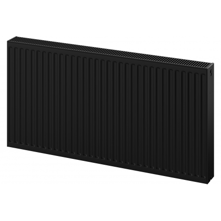 Mexen C22 panel radiator 400 x 1800 mm, side connection, 2134 W, black - W422-040-180-70