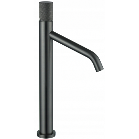 Mexen Rumba One  high washbasin faucet, brushed gun gray - 73511-66