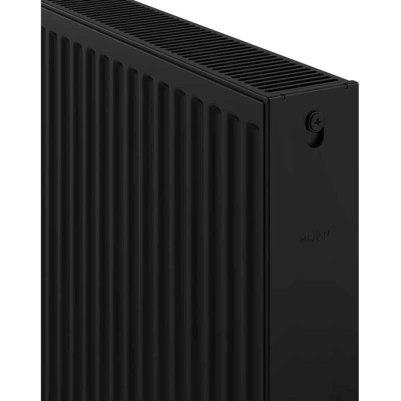 Mexen C22 panel radiator 500 x 2600 mm, side connection, 3704 W, black - W422-050-260-70