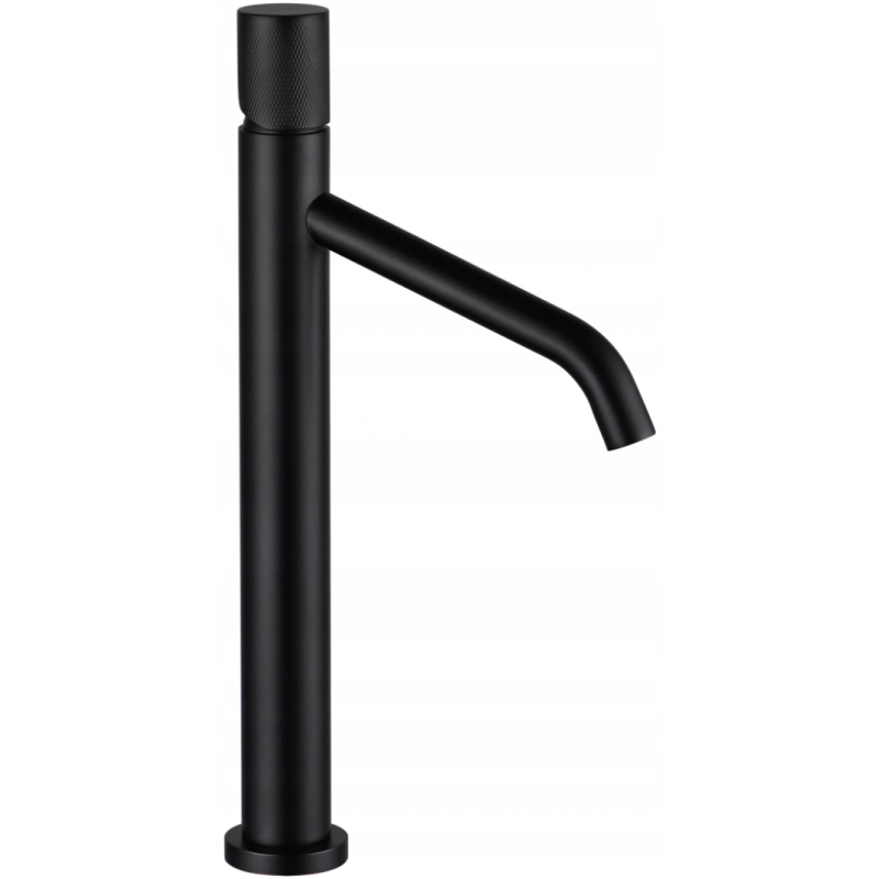 Mexen Rumba One  tall black sink faucet - 73511-70