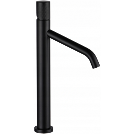 Mexen Rumba One  tall black sink faucet - 73511-70