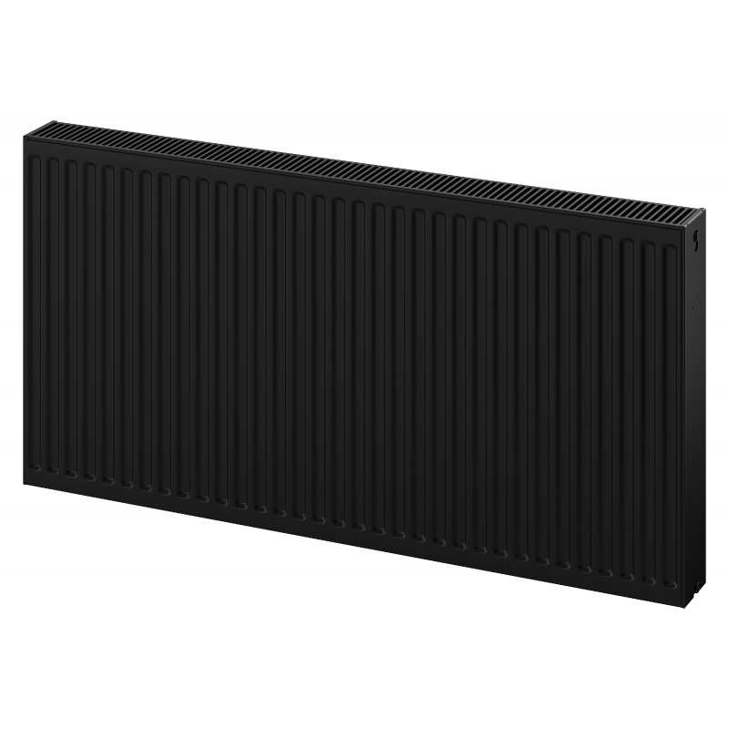Mexen C22 panel radiator 600 x 1200 mm, side connection, 1983 W, black - W422-060-120-70
