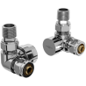 Mexen Uni-Term axial radiator valves, chrome - W903-000-01