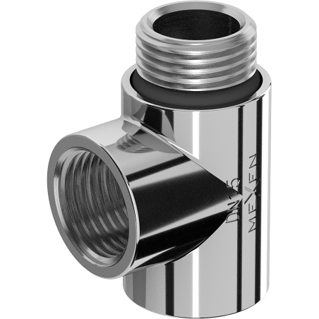 Mexen T-connector for electric heating element, chrome - W906-000-01
