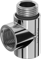 Mexen Uni-Term tee for electric heater, chrome - W906-000-01