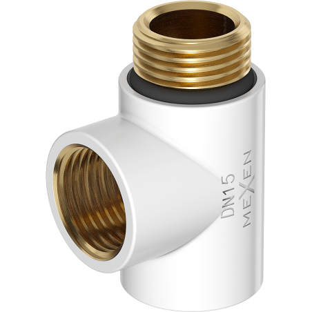 Mexen T-joint for electric heater, white - W906-000-20