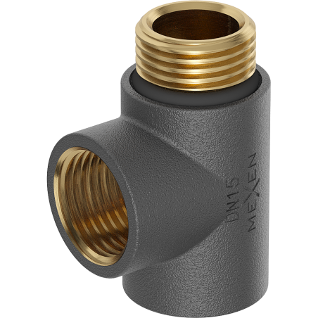 Mexen Uni-Term T-connector for electric heater, anthracite - W906-000-66