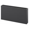 Mexen Flat CVF33 panel radiator 400 x 1600 mm, bottom connection, 2530 W, anthracite - W633F-040-160-66