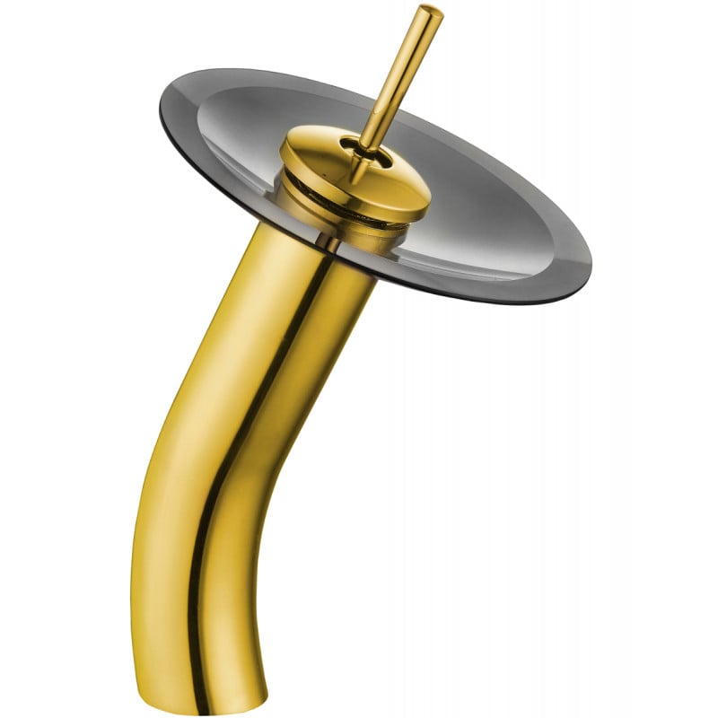 Mexen Niagara high washbasin mixer tap, Gold - 745610-57