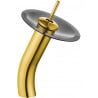 Mexen Niagara high washbasin tap, gold - 745610-57