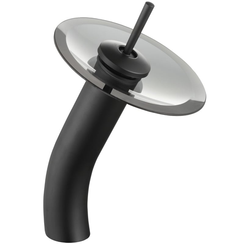Mexen Niagara high washbasin mixer tap, Black - 745610-77