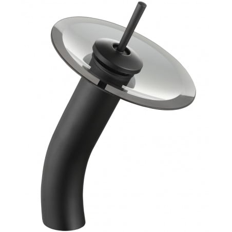 Mexen Niagara high washbasin mixer tap, Black - 745610-77