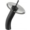 Mexen Niagara high washbasin mixer tap, Black - 745610-77
