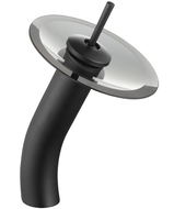 Mexen Niagara high washbasin mixer tap, Black - 745610-77