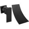 Mexen Celia concealed washbasin faucet, black - 747415-70