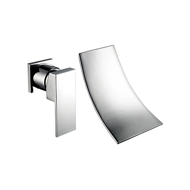 Mexen Celia flush-mounted washbasin mixer tap, Chrome - 747415-00
