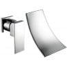 Mexen Celia concealed washbasin tap, chrome - 747415-00
