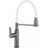 Mexen Edna kitchen faucet, gray/white - 672900-62