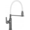 Mexen Edna kitchen tap, grey/white - 672900-62