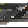 Mexen Oscar granite sink single-bowl 580 x 490 mm, gray, black siphon - 6519581000-71-B