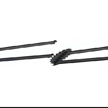 Mexen Remo double swivel towel rail, black - 70507255-70