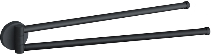 Mexen Remo double rotating towel rack, black - 70507255-70