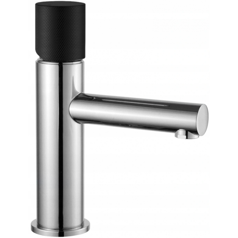 Mexen Elba One washbasin faucet, chrome/black - 74101-07