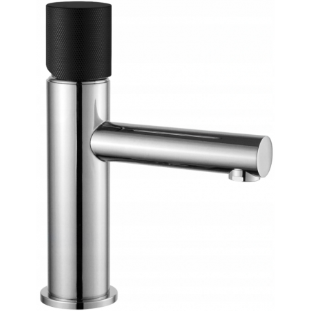 Mexen Elba One washbasin tap, chrome/black - 74101-07