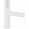Mexen Elba One washbasin mixer tap, White - 74101-20