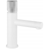 Mexen Elba One washbasin faucet, white/chrome - 74101-22