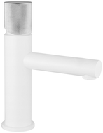 Mexen Elba One washbasin faucet, white/chrome - 74101-22
