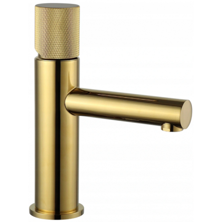 Mexen Elba One washbasin faucet, gold - 74101-50