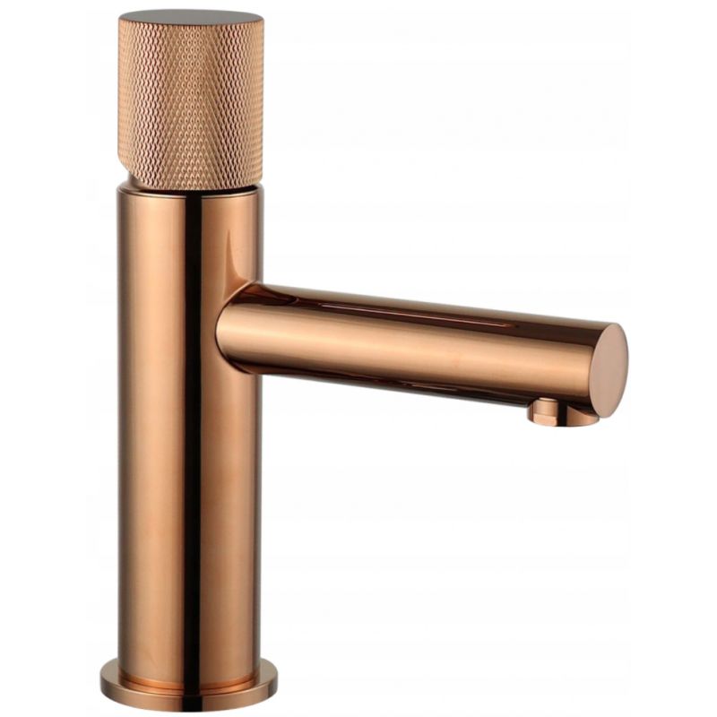 Mexen Elba One washbasin mixer tap, Rose gold - 74101-60