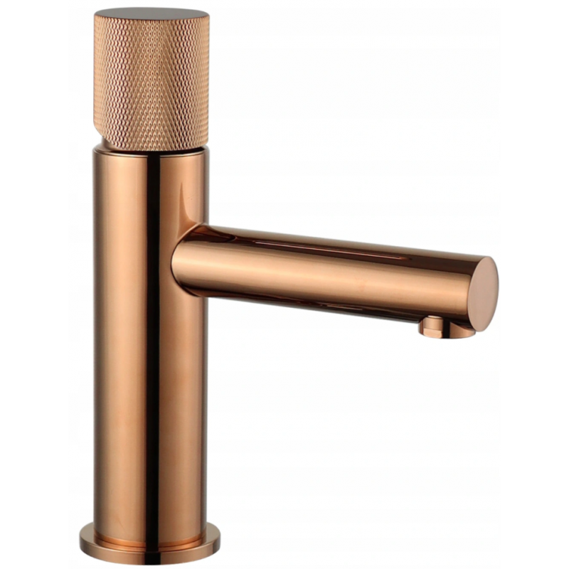 Mexen Elba One washbasin tap, rose gold - 74101-60
