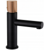 Mexen Elba One washbasin mixer tap, Black/Rose gold - 74101-76