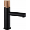 Mexen Elba One washbasin tap, black/pink gold - 74101-76