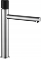 Mexen Elba One high washbasin mixer tap, Chrome/Black - 74111-07