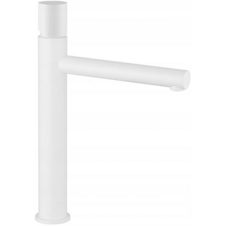 Mexen Elba One tall white washbasin faucet - 74111-20