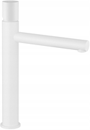 Mexen Elba One high washbasin mixer tap, White - 74111-20