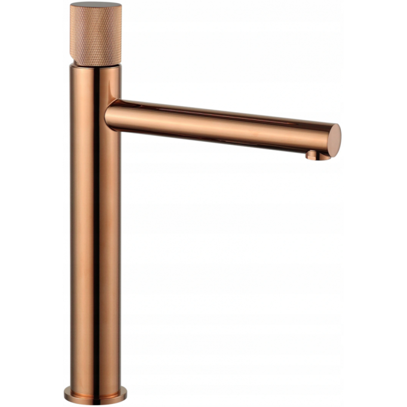 Mexen Elba One high washbasin mixer tap, Rose gold - 74111-60