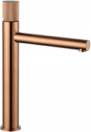 Mexen Elba One high washbasin mixer tap, Rose gold - 74111-60
