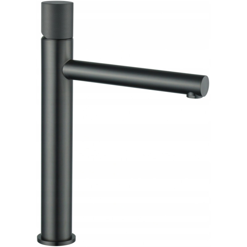 Mexen Elba One high washbasin faucet, brushed gun gray - 74111-66