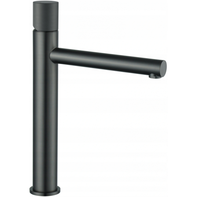 Mexen Elba One tall washbasin faucet, graphite - 74111-66