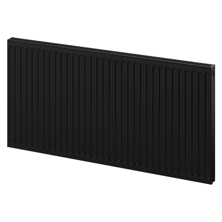 Mexen C11 plate radiator 400 x 2000 mm, side connection, 1296 W, black - W411-040-200-70