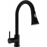 Mexen Elia kitchen mixer tap, Black - 670101-70