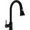 Mexen Elia kitchen tap, black - 670101-70