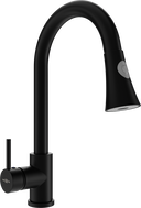 Mexen Elia kitchen faucet, black - 670101-70
