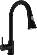 Mexen Elia kitchen tap, black - 670101-70